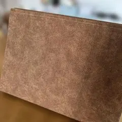 柿渋染め　セカンドバッグ