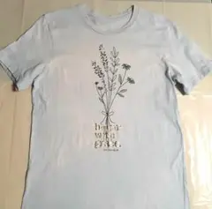 pink armadillos フラワープリントTシャツ USA古着　M