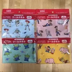 KIRIN クールタオル ディズニーデザイン 4枚セット