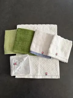 ハンドタオル6枚(4枚未使用あり)