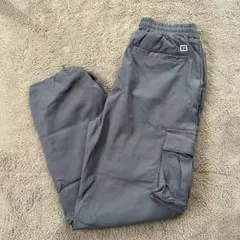 【RUSSELL】ラッセル レディース ワイドカーゴパンツ グレー M