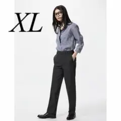 タグ付き 新品 未使用 ユニクロ 感動スリムパンツ レディース XL ブラック