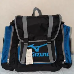 Mizuno 大容量リュック　新品 タグ付き　ブラック/ブルー