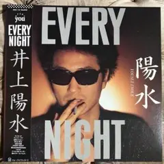 【LP レコード】帯付き美品 井上陽水 EVERY NIGHT 昭和