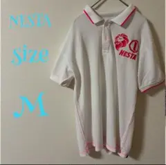 NESTA ホワイト ポロシャツ M