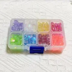 【匿名配送】ハート カラフル ビーズ ケース付き セット まとめ売り
