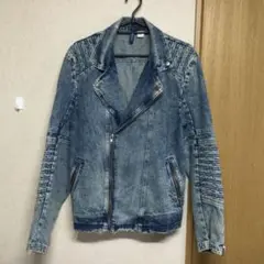 ★即日発送可能！★ H&M Gジャン デニムライダースジャケット