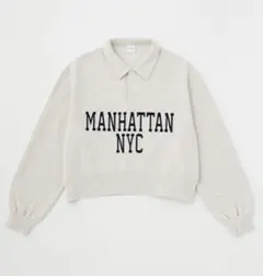 moussy Manhattan SKIPPER プルオーバー グレー