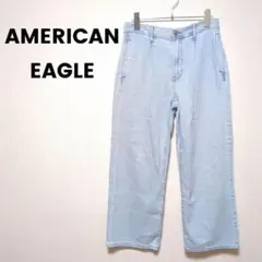 656【アメリカンイーグル】 デニムパンツ　ストレート　カジュアル　シンプル