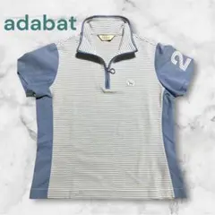 adabat レディース ゴルフシャツ ハーフジップ　Ｍ