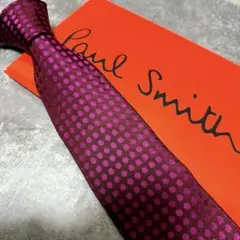 Paul Smith ポールスミス ネクタイ 水玉模様 ドット柄 シルク 高級