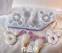 匿名配送♡シリコンモールド☆大きめ☆ドーナツ♪アイスクリーム