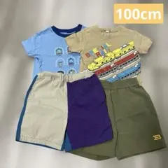 Tシャツ ハーフパンツ まとめ売り 男の子 100 トーマス プラレール