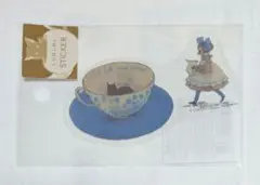 くらはしれい　クリアステッカー　紅茶