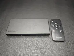 ELECOM 4K 60Hz HDMI切替器 DH-SW4KB41BK/E