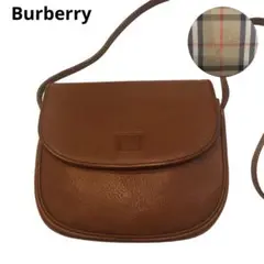 【美品】バーバリー ショルダーバッグ ホースロゴ シャドーホース ノバチェック