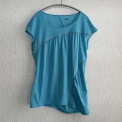 エレッセ 半袖Tシャツ テニスレディース L 水色