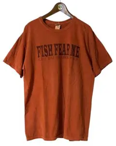 FISH FEAR ME ハワイ 赤土染め Tシャツ L NORTH SHORE