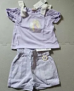 新品、未使用！ プティマイン　Tシャツ&半ズボンセット