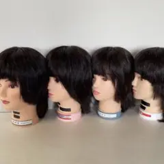カットウィッグセット 4体