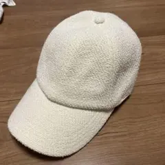 H&M ホワイト ベースボールキャップ Mサイズ