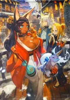 FGO カルデア温泉旅行/温泉街タペストリー　lack