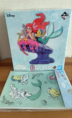 Disney◆アリエル◆フィギュア◆1番くじ◆おまけステッカー付き◆BANDAI