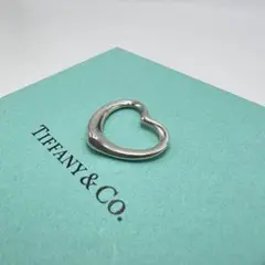 Tiffanyu0026Co. ティファニー チャーム オープンハート シルバー トップ