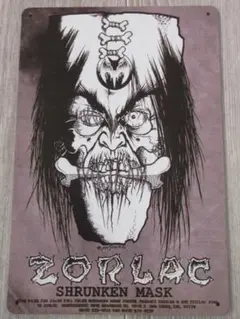 ゾーラック　メタルサイン　ブリキ看板　04Ｚ04