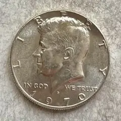 H220　1970年 ハーフダラー銀貨Sプルーフ ケネディ アメリカ H220 1970年 ハーフダラー銀貨Sプルーフ ケネディ アメリカ