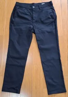【美品】カジュアルパンツ ゆったり楽々　股下約60㎝　 黒