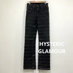 HYSTERIC GLAMOUR ウミヘビ ツギハギ フレア デニム ダメージ