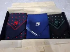 Brooks Brothers ドット柄ハンカチ 3枚セット