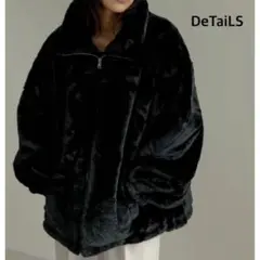 DeTaiLS フェイクファー オーバーサイズ ジャケット