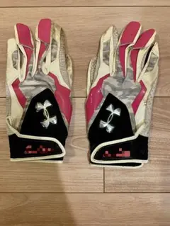 Under Armour バッティング用手袋 ピンク迷彩