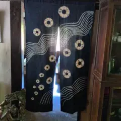 のれん　絞り染め