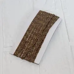 手芸用フェイクレザーブレード 茶色 ブラウン 幅0.5cm×3ｍ巻き