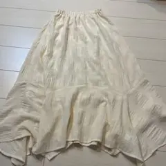 nostalgia スカート　新品　白　ホワイト