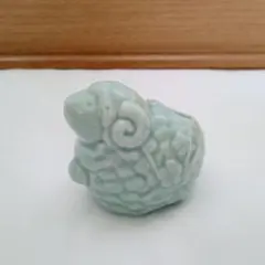 未 干支 置き物 楊枝入れ ひつじ 羊 縁起物 かわいい
