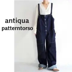 美品✨antiqua デニムサロペット オーバーオール パンツ M〜L 完売品