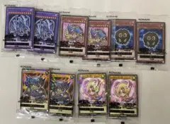 遊戯王カード　全5種×2セット、合計10枚セット