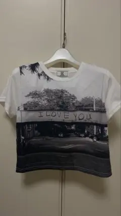 シャツ 半袖 白 プリントTシャツ