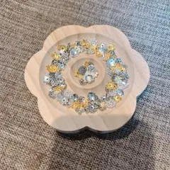 diyjojo ビーズ　花形スペーサー　金属パーツ