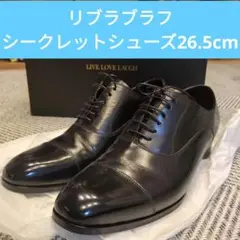 美品　LIVE LOVE LAUGH ストレートチップ シークレットシューズ　黒 LIVE LOVE LAUGH 革靴 25cmシークレットシューズ 結婚式 新郎