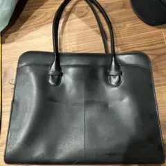 ブラックレザー ビジネスバッグ