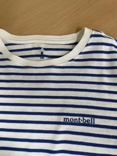 ★mont-bell ストライプ長袖さらさらTシャツ 140★