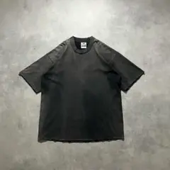 90s vintage pro club sun fade black tee