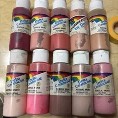 Delta Ceramcoat アクリル絵の具10本セット