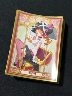【美品】ワンピースカードゲーム スリーブ ナミ 60枚 混沌の女神様