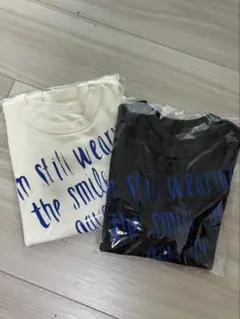 【新品2点】ブラック ＆ホワイトTシャツ 定価2点3980円　※Mサイズ